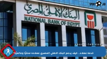 خدمة عملاء.. كيف يدعم البنك الأهلي المصري عملاءه محليًا وعالميًا؟